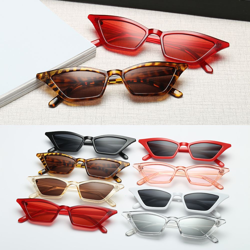 3pcs Unisex Cat Eye Style Red Sun Glasses Made Of Pc Material For  Fashionable, Casual, Travel, Daily Wear