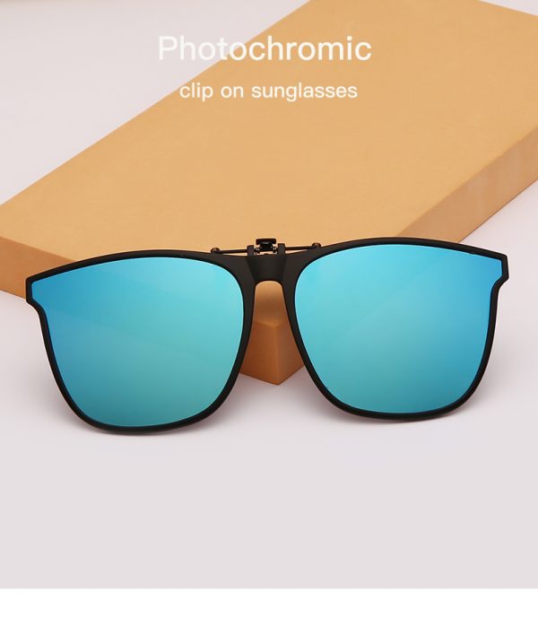 Men's Photochromic Clip On Sunglasses