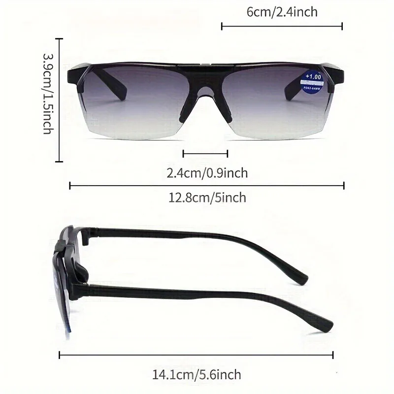 Adjustable Unisex Flip Cover Reading Old Eye Shades - Image 5